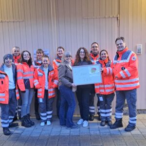 Spende für „Kilometer gegen Krebs“